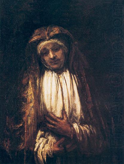 REMBRANDT Harmenszoon van Rijn The Virgin of Sorrow china oil painting image